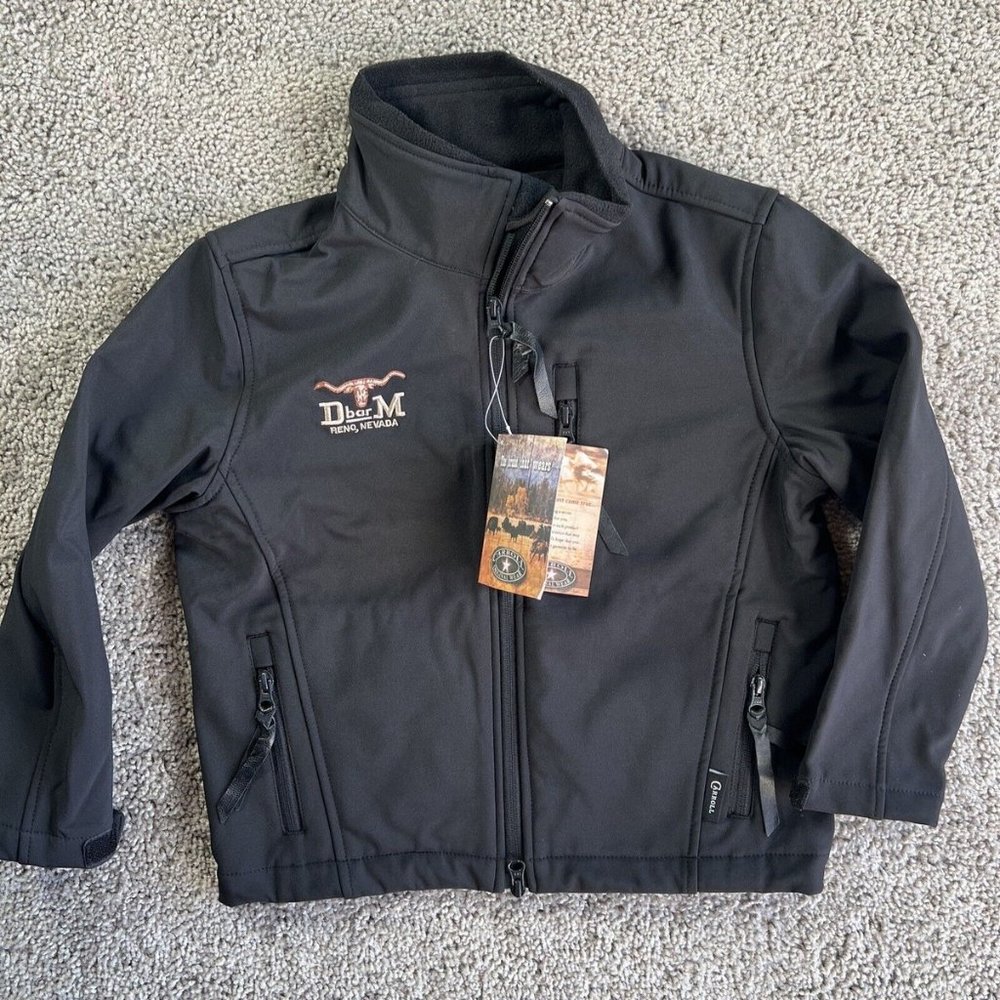 Carroll Original Wear Soft Shell Youth Jacket, D Bar Reno Nevada Cowboy Ranch S